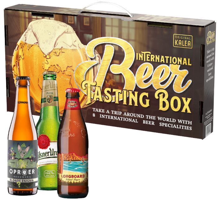 Kalea-International-BeerTasting-Box-with-bottles Kalea Oktoberfestbox Bier Geschenksartikel