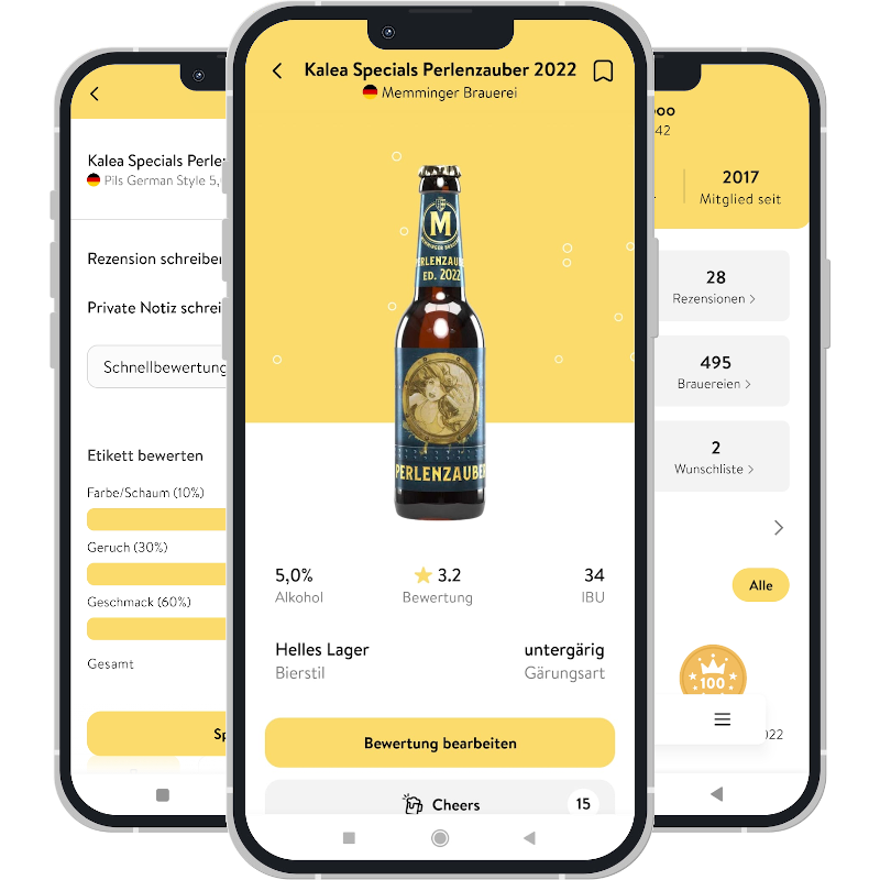 Kostenlos Beertasting App