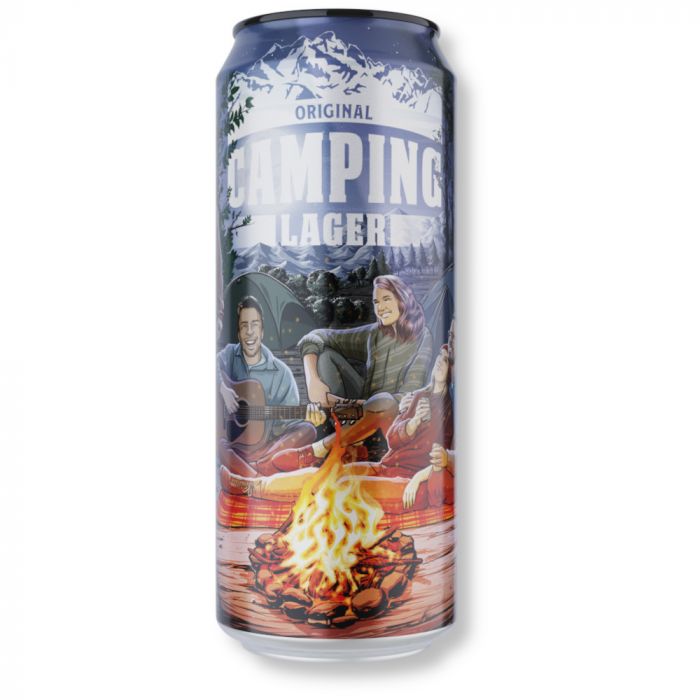 Camping Lager Bier | 24 x 0,5l Dosen - Image 2