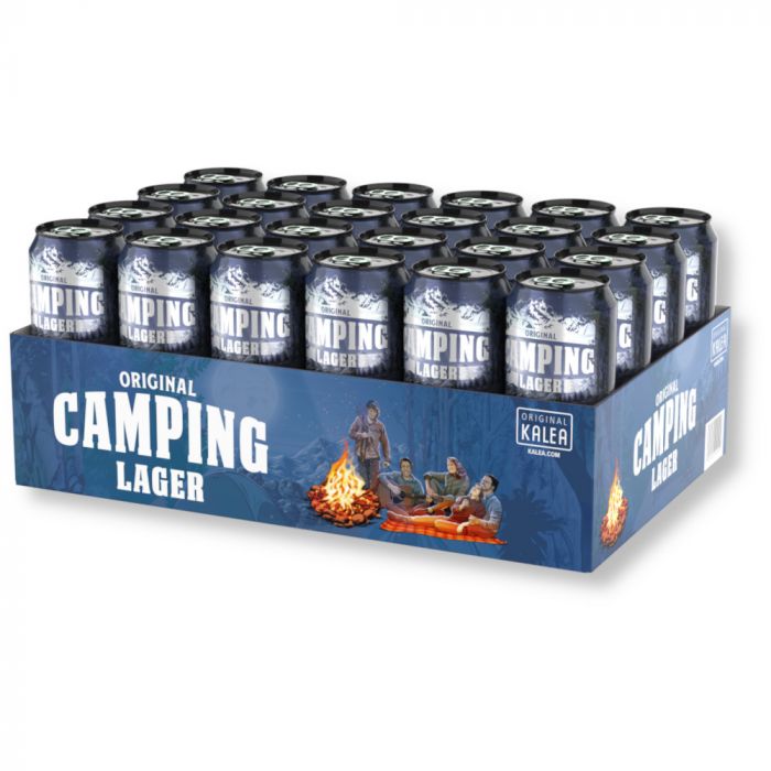 Camping Lager Bier | 24 x 0,5l Dosen