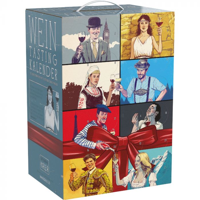 Weinadventskalender 2023 von KALEA namens Wein-Tasting-Kalender