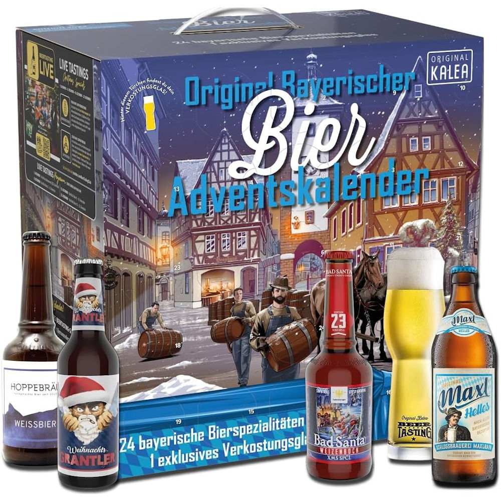 Bieradventskalender 2023 mit bayerischen Bier