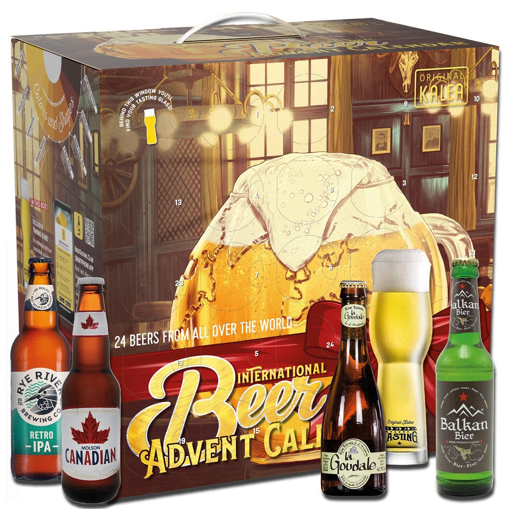 Bieradventskalender Edition International 2023 mit internationalen Bierspezialitäten