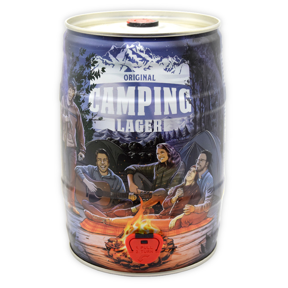 Camping Lager Bierfass 5 Liter von KALEA