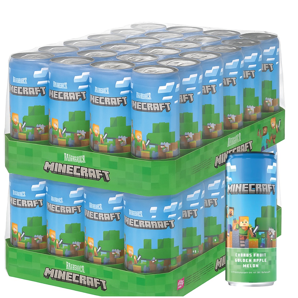 Minecraft Softdrink 0,33L Dose | mit 30% Apfelsaft - Image 4